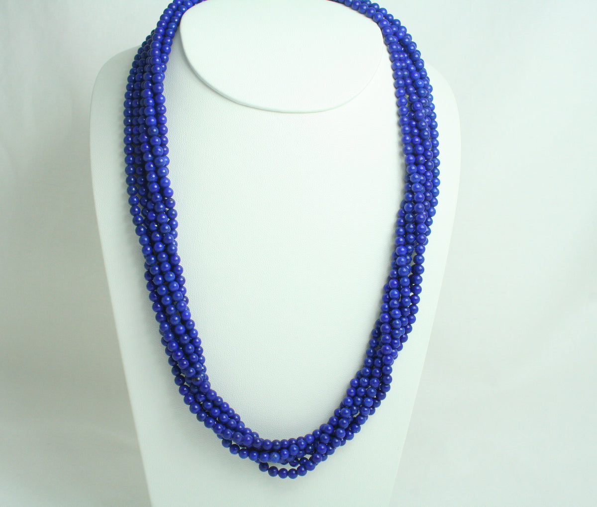Collana torchon in Lapislazzuli con chiusura in Oro Giallo